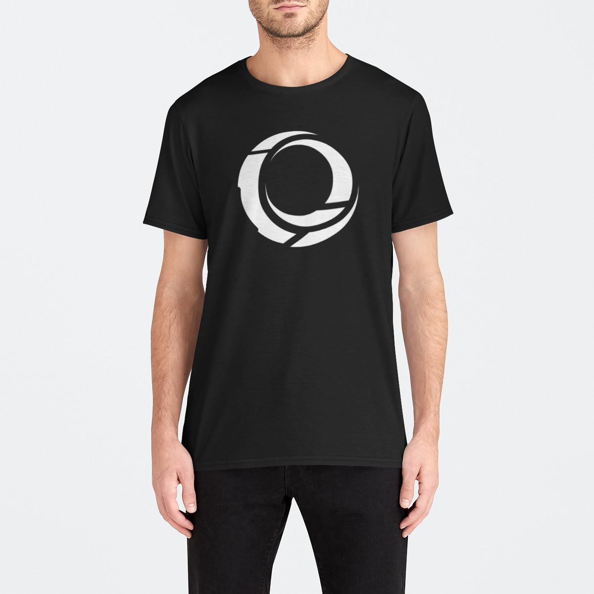 Nested Moon Sigil Mens Crew Tee – Cybercult