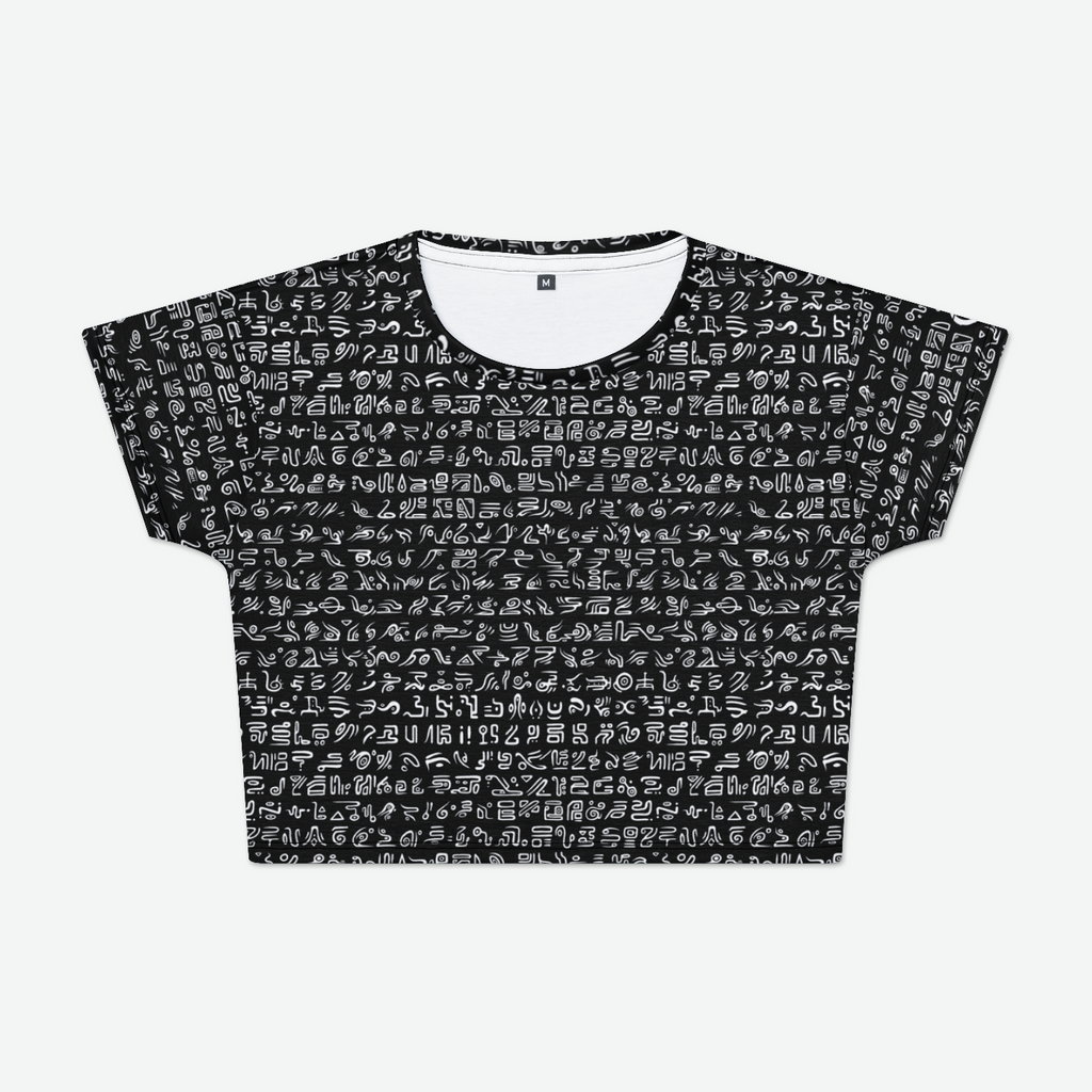 Arcane A Womens Crop Tee