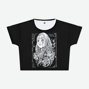 Grim Garden Womens Crop Tee