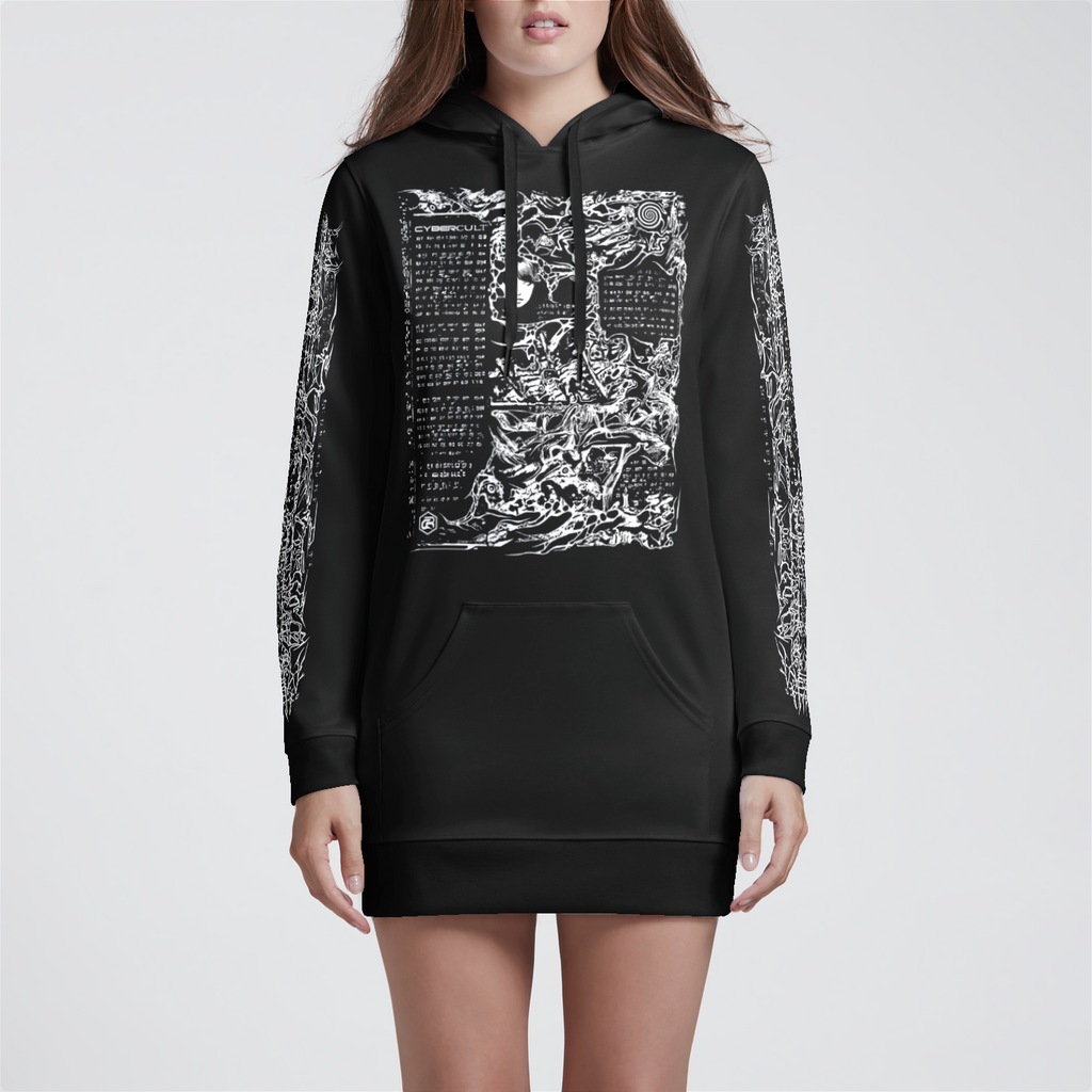 Circadian Riff Omen Womens Hoodie Dress