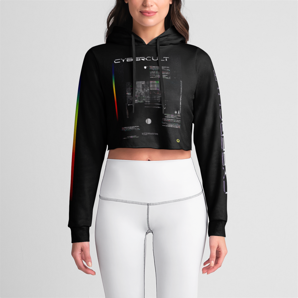 Codex Womens Crop Hoodie