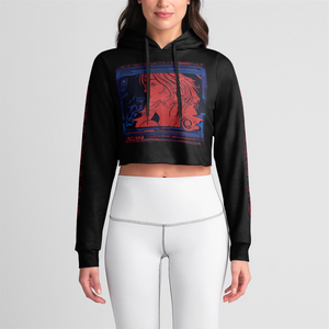 Metahuman Womens Crop Hoodie