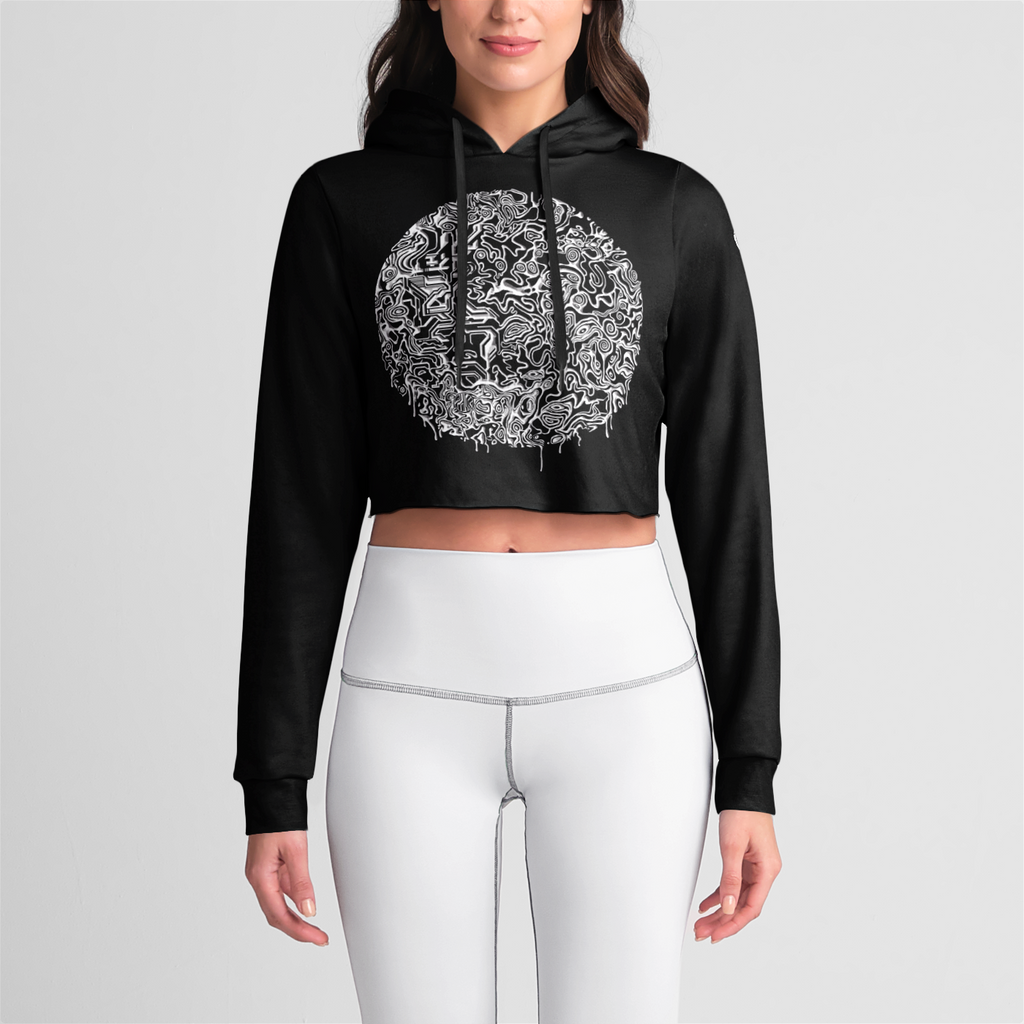 Nucleus Womens Crop Hoodie