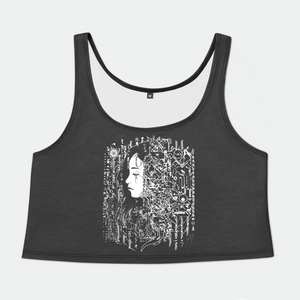 Blight Womens Crop Tank Top