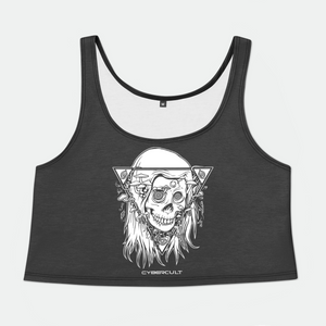 Visions Womens Crop Tank Top