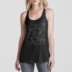 Into Gray Racerback Tank Top