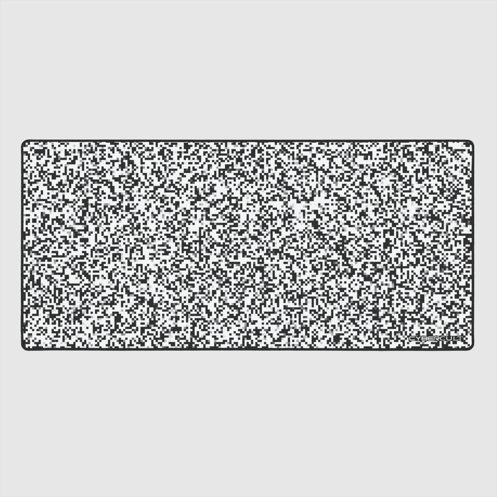 Pixel Noise A Large Desk Mat