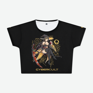 Cyber Witch Womens Crop Tee