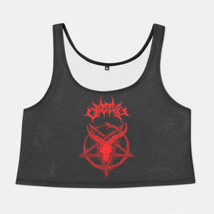 Necromancy Womens Crop Tank Top