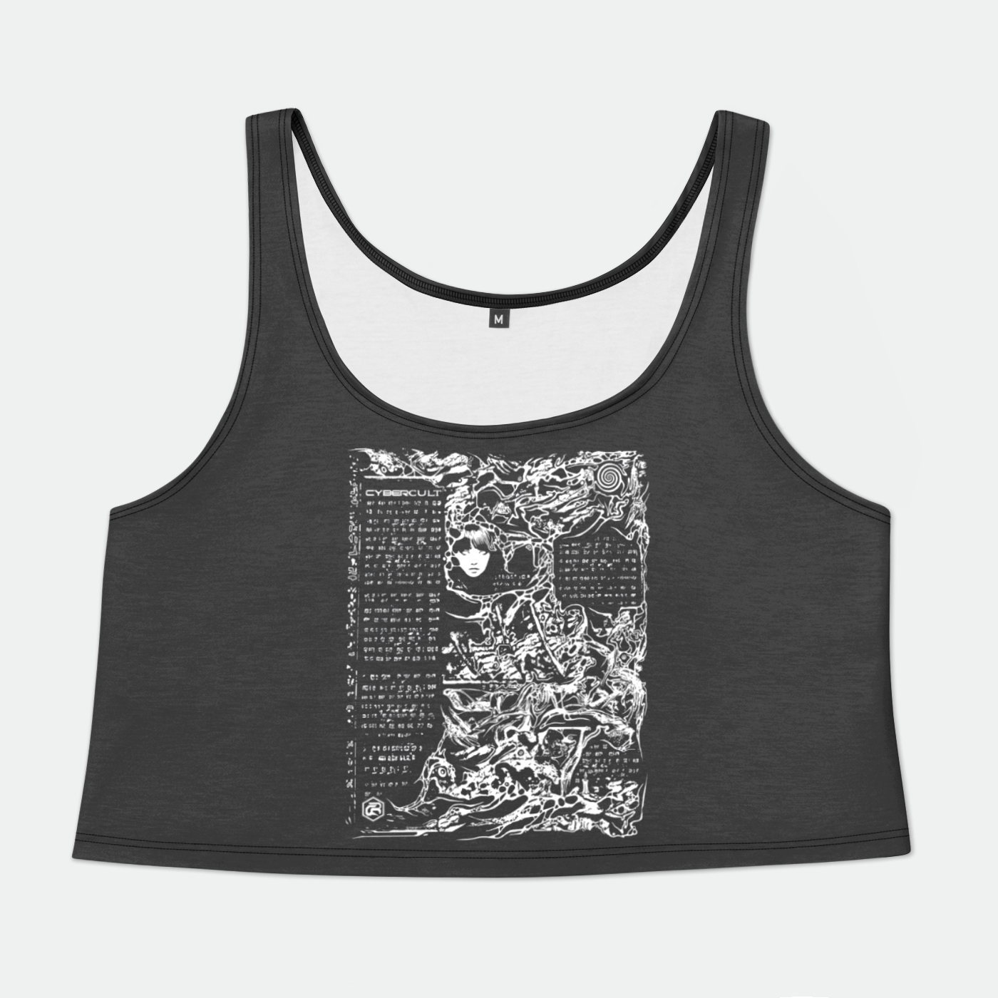 Circadian Riff Omen Womens Crop Tank Top