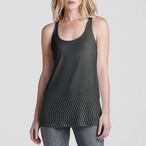 Moire Orb Racerback Tank Top