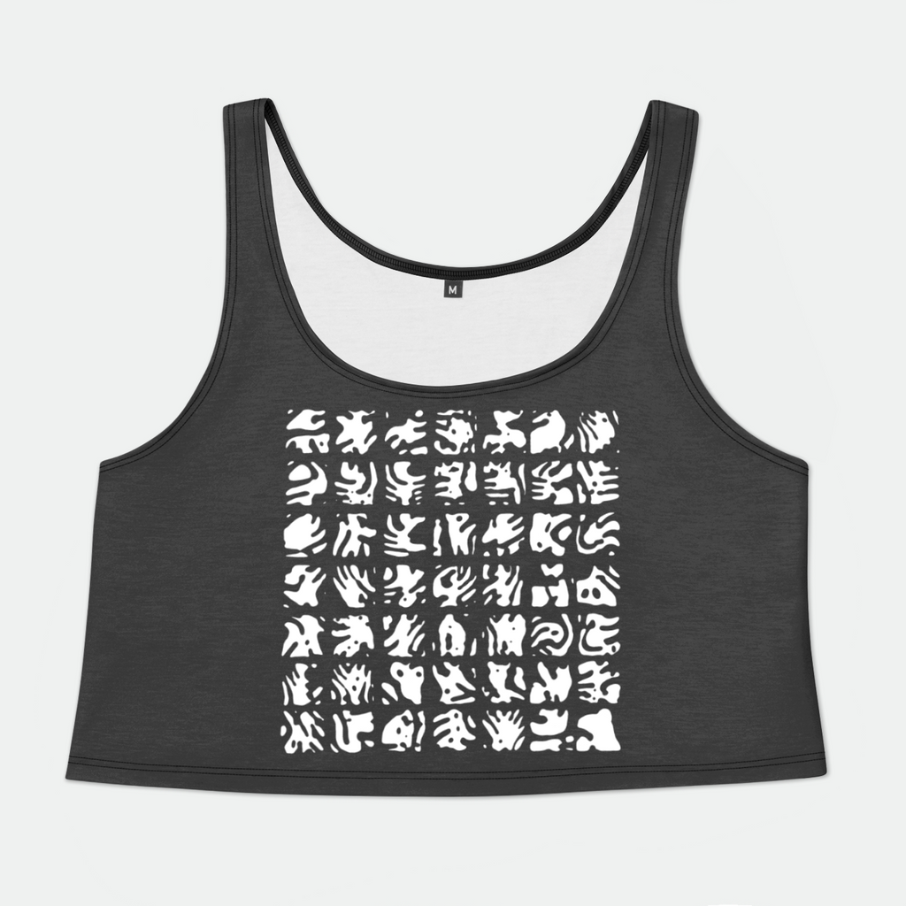 Inscription Womens Crop Tank Top