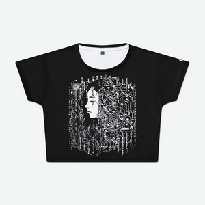 Blight Womens Crop Tee