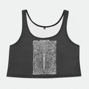 Vanquish Womens Crop Tank Top