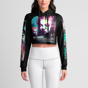 Artificial Dream Womens Crop Hoodie