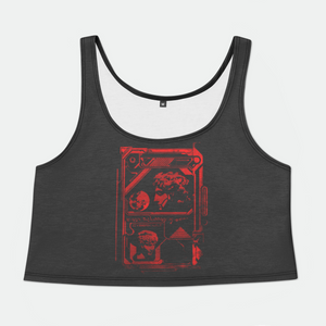 Post Human Womens Crop Tank Top