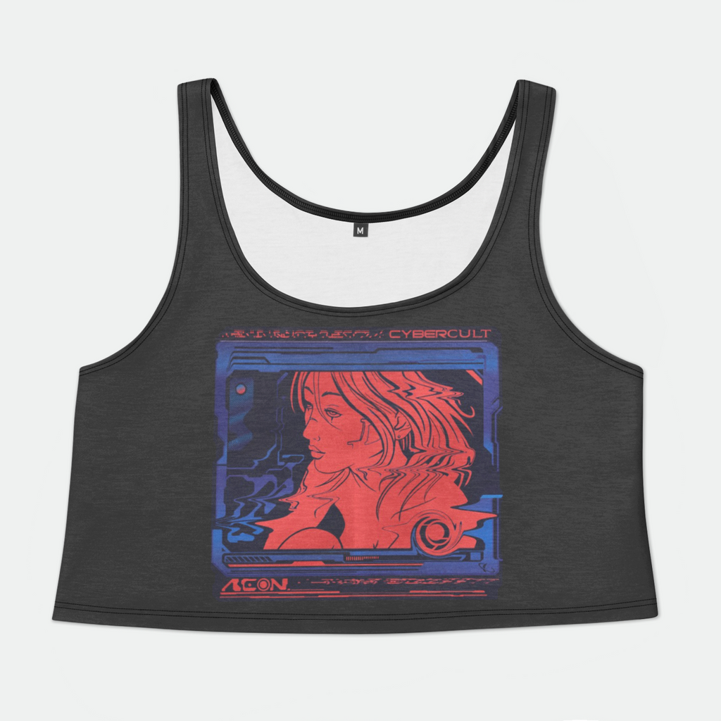 Metahuman Womens Crop Tank Top