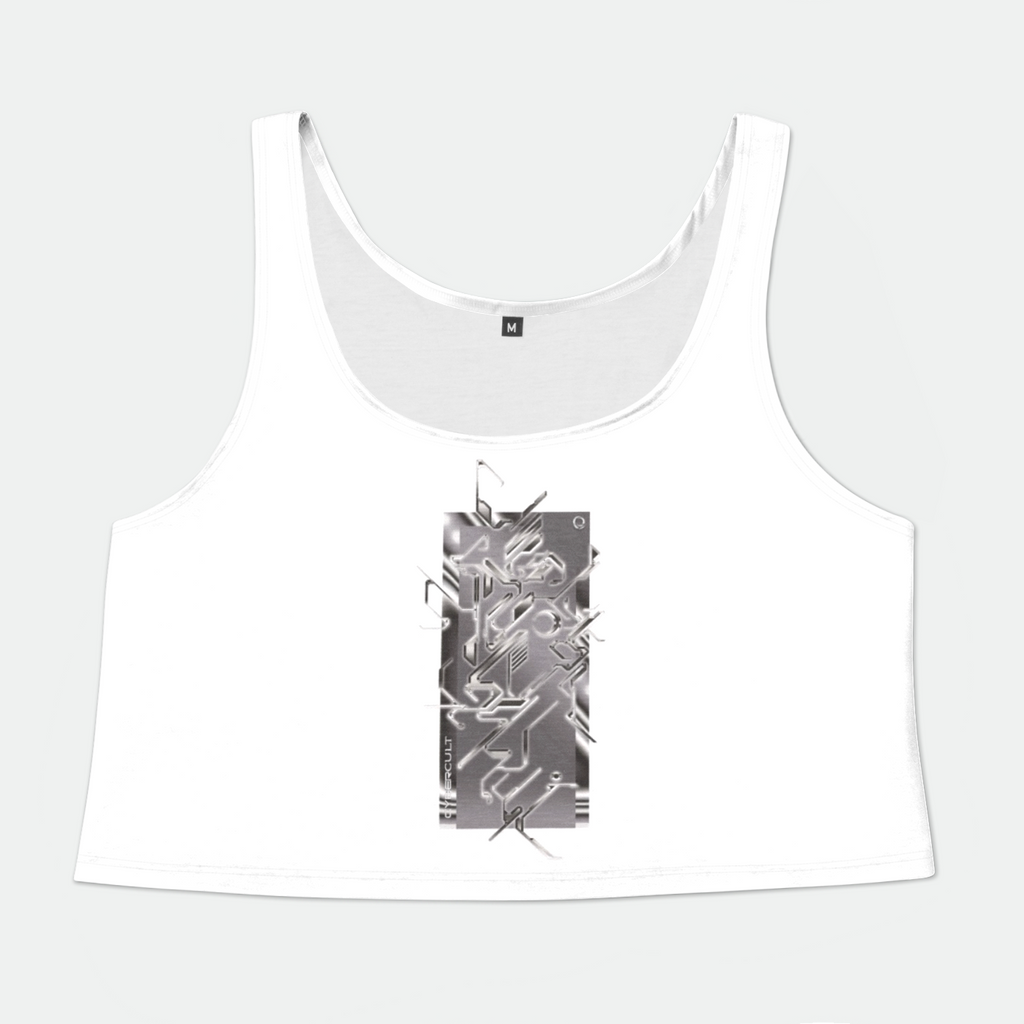 Sacred Text B Womens Crop Tank Top