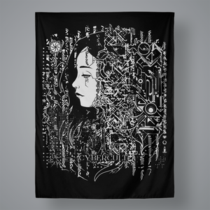 Blight Large Wall Tapestry 60x80