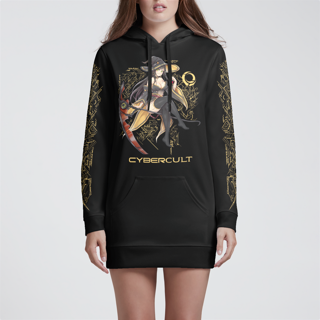 Cyber Witch Womens Hoodie Dress