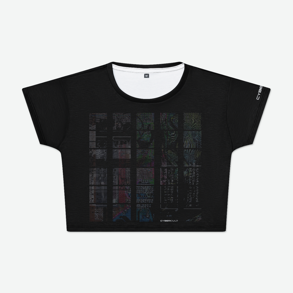 Particle Womens Crop Tee