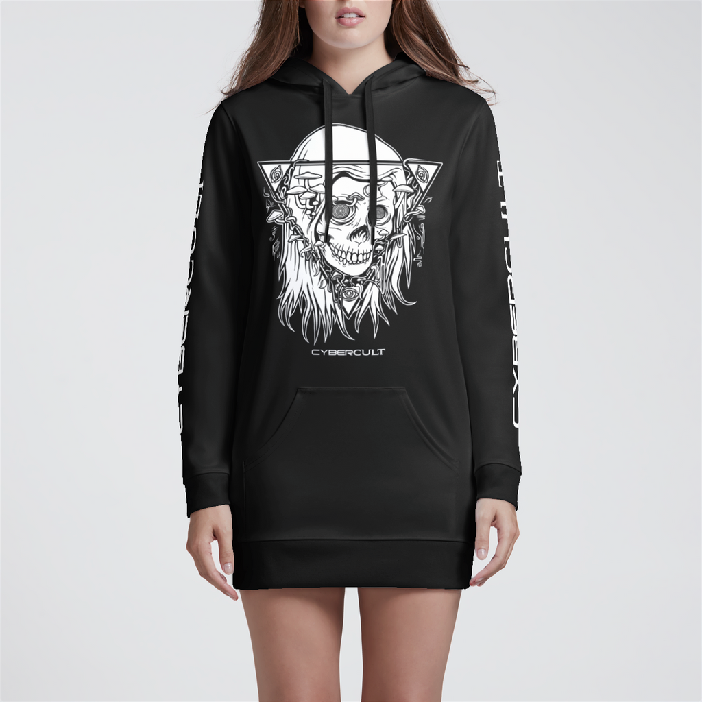 Visions Womens Hoodie Dress