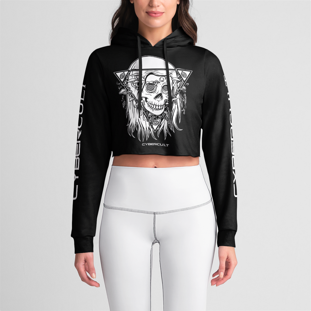 Visions Womens Crop Hoodie