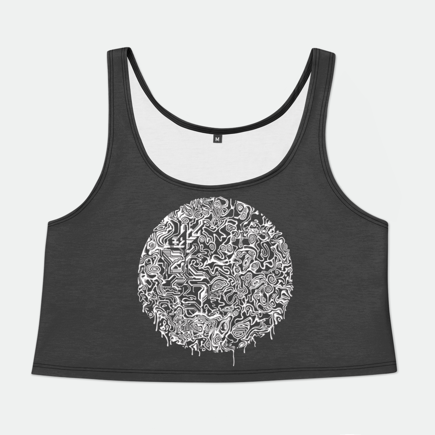 Nucleus Womens Crop Tank Top