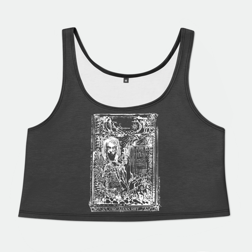 Circadian Riff Meta Womens Crop Tank Top