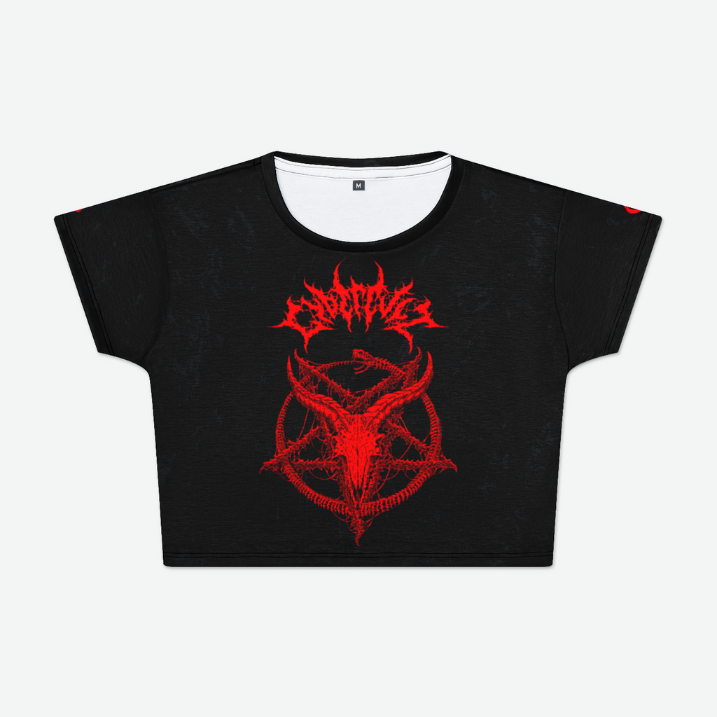 Necromancy Womens Crop Tee