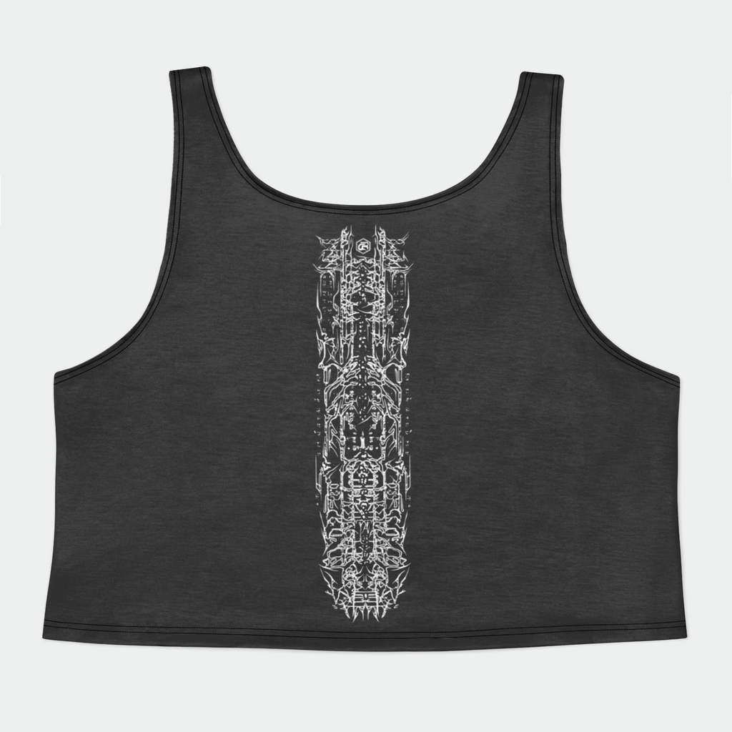 Circadian Riff Omen Womens Crop Tank Top