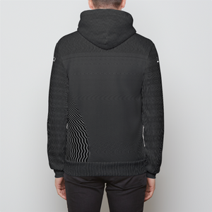 Moire Orb Unisex Zip Hoodie