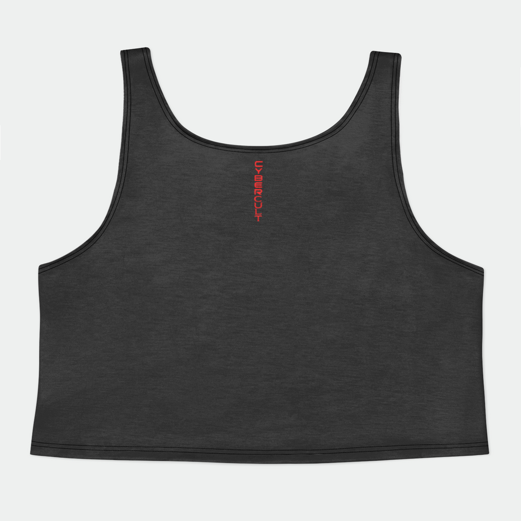 Post Human Womens Crop Tank Top