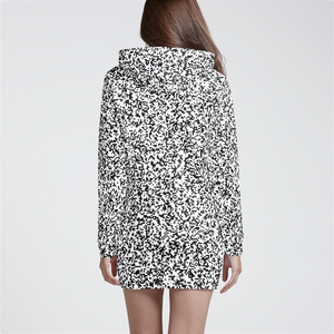 Pixel Noise A Womens Hoodie Dress