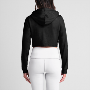 Particle Womens Crop Hoodie