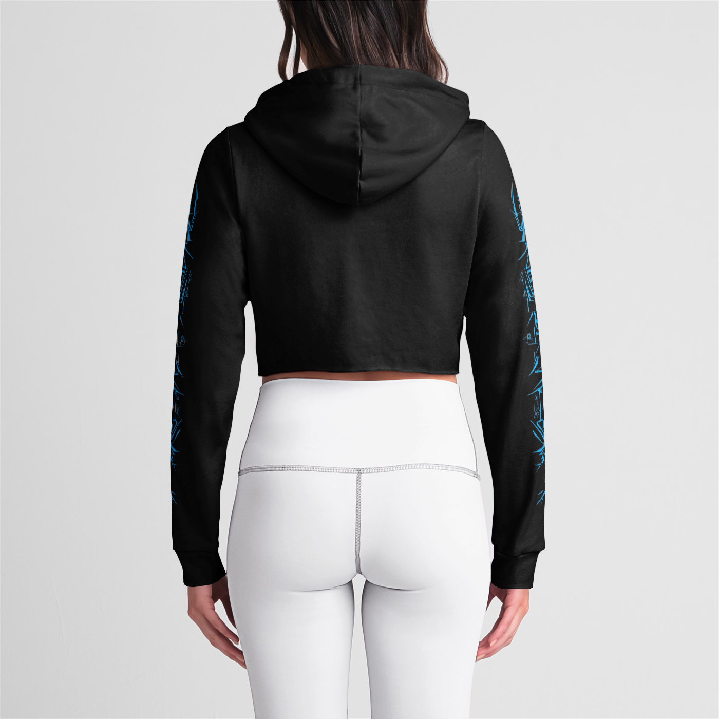 Biogenesis A Womens Crop Hoodie