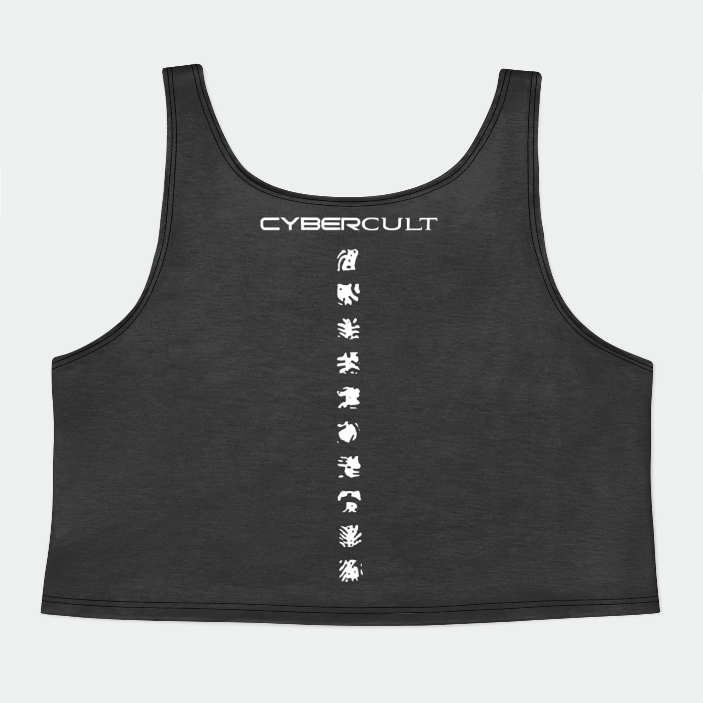 Inscription Womens Crop Tank Top