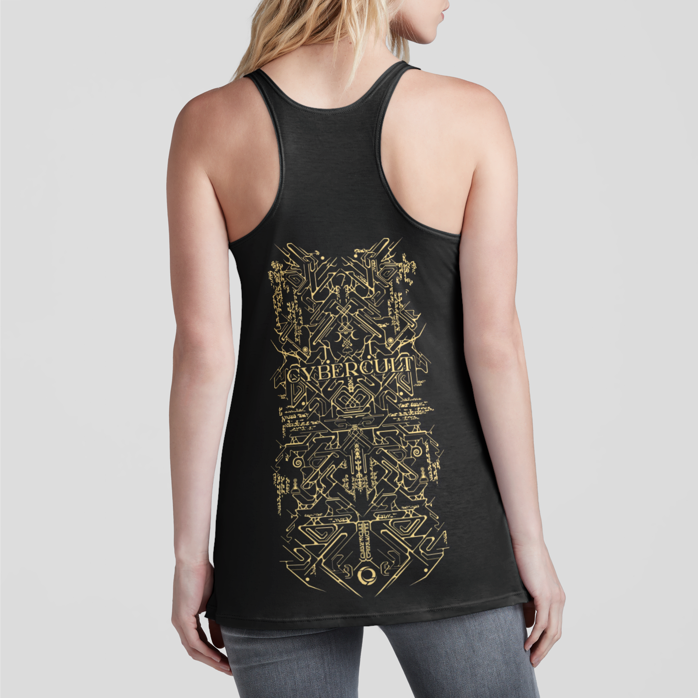 Cyber Witch Racerback Tank Top