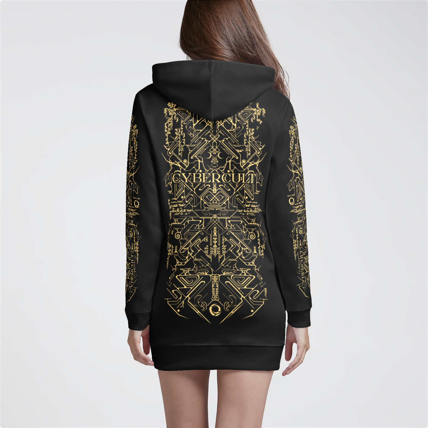 Cyber Witch Womens Hoodie Dress