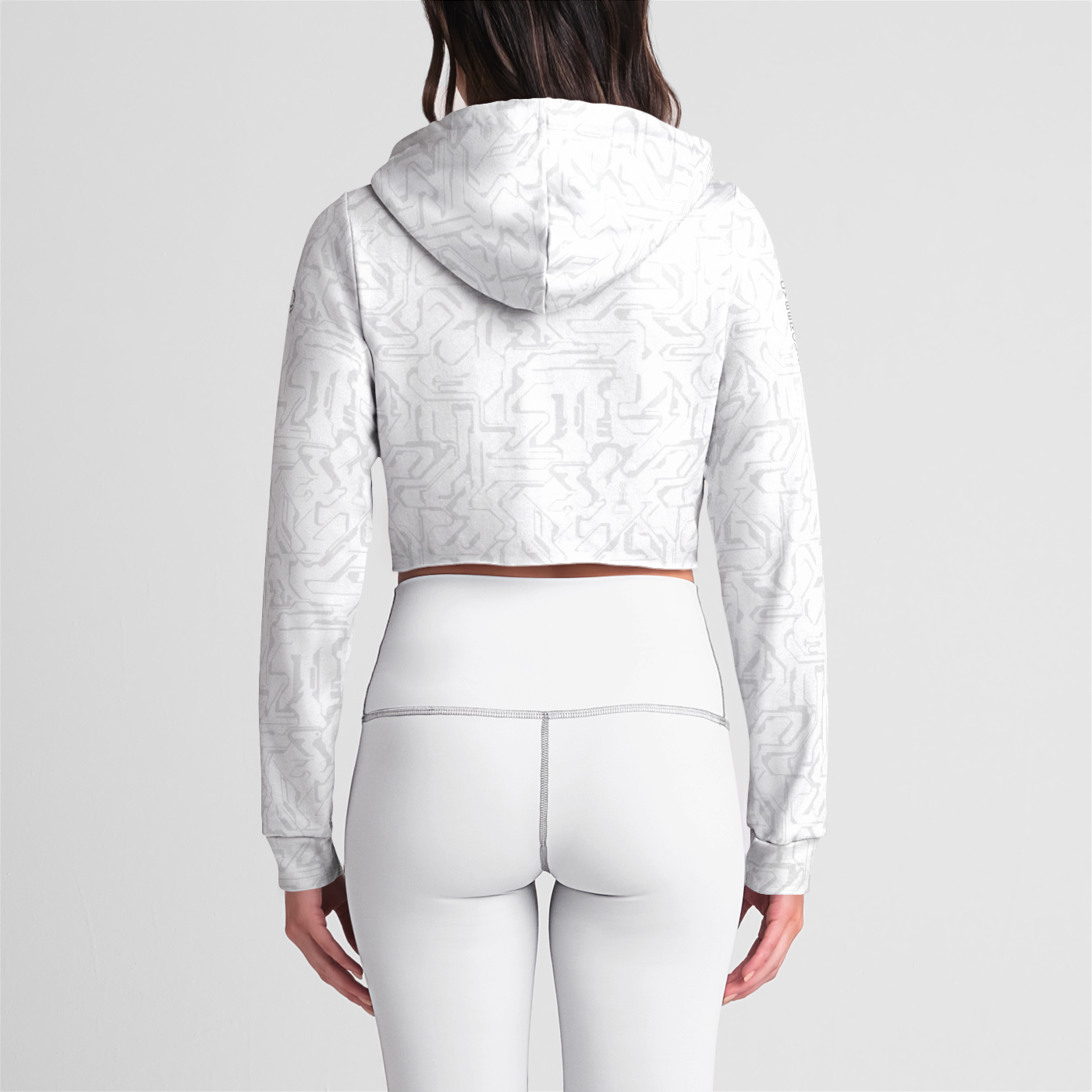 Elixir B Womens Crop Hoodie