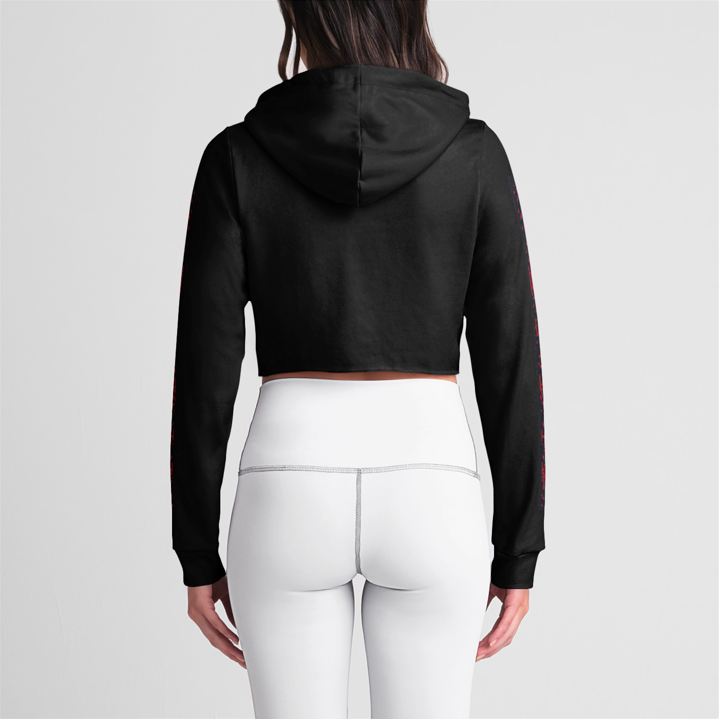 Metahuman Womens Crop Hoodie