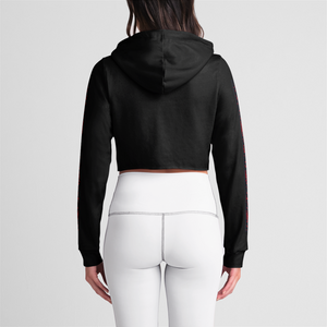 Metahuman Womens Crop Hoodie