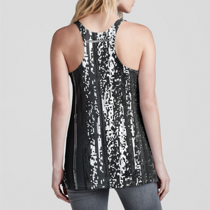 Pixel Fall Racerback Tank Top