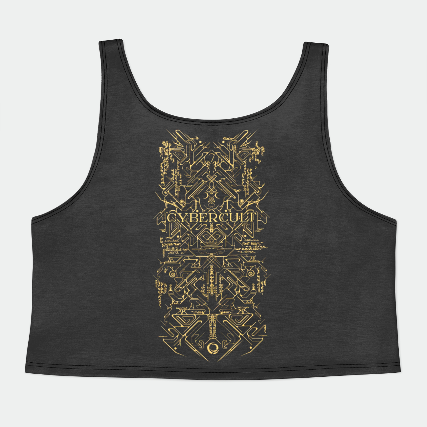 Cyber Witch Womens Crop Tank Top