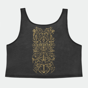 Cyber Witch Womens Crop Tank Top