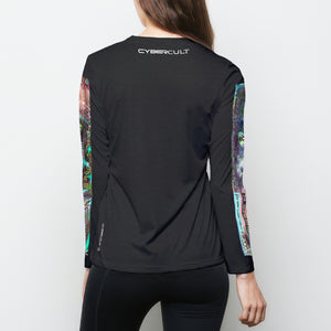 Artificial Dream Womens Long Sleeve Sports Tee