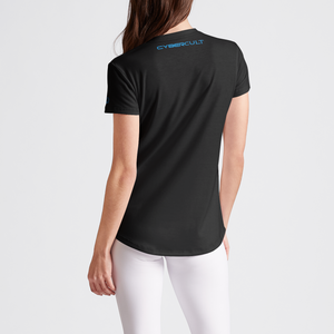 Biogenesis Blue Womens Crew Tee