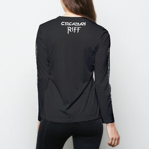 Circadian Riff Meta Womens Long Sleeve Sports Tee