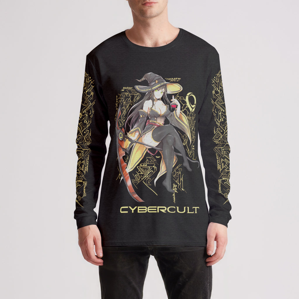 Cyber Witch Mens Long Sleeve Tee