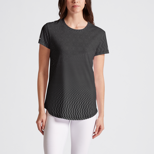 Moire Orb Womens Crew Tee